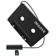 IMAOYE Bluetooth 5.1 Car Audio Stereo Cassette Vehicle Tape Converter Cassett...
