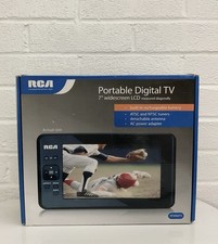 RCA Portable 7" TV Widescreen Remote LCD Complete With Box Tested