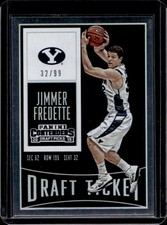 2015-16 Panini Contenders Draft Picks Jimmer Fredette Ticket #/99