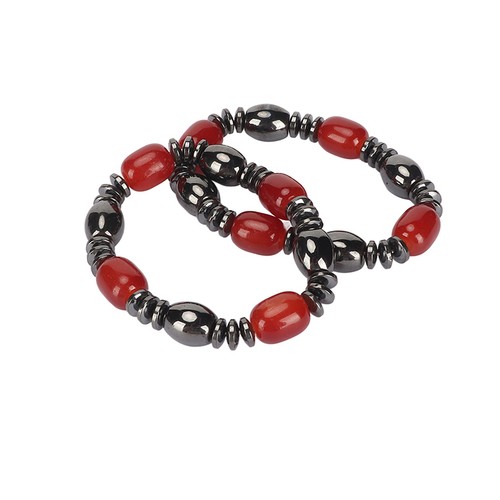 2pcs Retro Magnet Bracelet Fashionable Elegant Joint Soreness Relief Stone M FSK - Bild 14 von 22