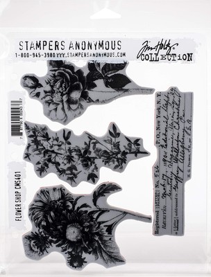 Cling RBBR Stamp Set FLWR, Flower