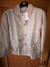 Ladies Julipa Stone Macintosh Collar And Buttons Lightweight Coat Bnwtsize 10