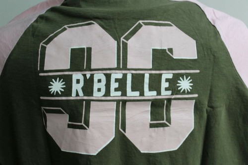 Scotch R`Belle langarm T-Shirt Gr.176 16Y oliv rosa College Styl Sport girls NEU - Bild 6 von 7