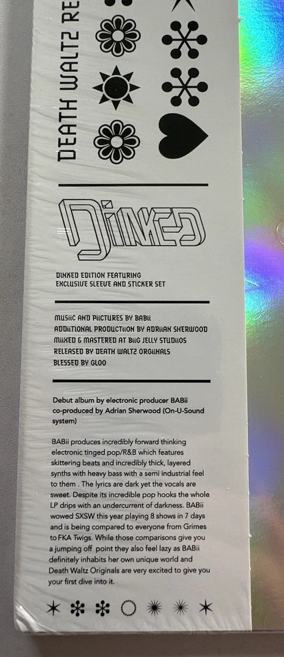 Babii Hiide Limited Edition Numbered Dinked Vinyl LP Signed Rare Nm Condition - Image 3 of 4