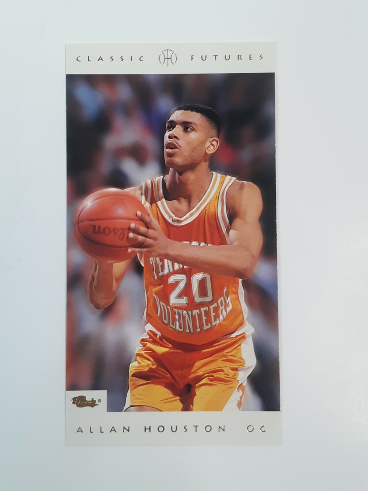 1993 CLASSIC FUTURES BASKETBALL ALLAN HOUSTON ROOKIE CARD 5 X 7 KNICKS GREAT