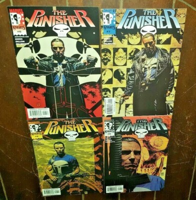 The Punisher #6 thru #9, (Marvel MAX, 2000): Free Shipping!