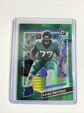 2023 Panini Donruss Optic Anton Harrison #250 Green Hyper Rated Rookie RC NFL