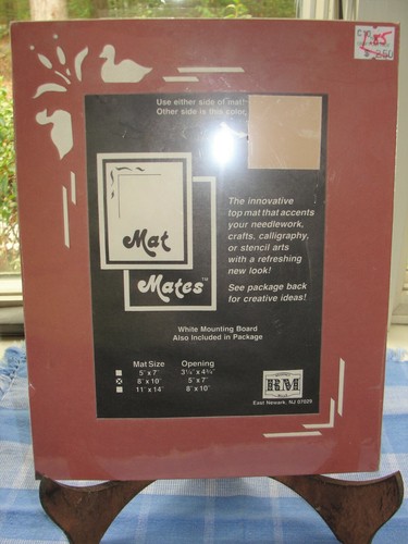 Vintage 8x10 Rahmenmatten zum Sticken oder Kreuzstich - Neu in Verpackung - Bild 2 von 3
