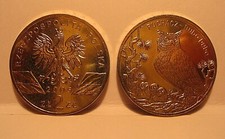 2 Zloty 2005 Puchacz Uhu Bubo bubo uncirculated