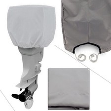 62*30.5*61" Boat Outboard Engine Half Cover Silver up to 10HP/40HP/100HP/200HP