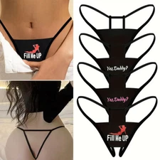 Women G-string Sexy Mesh Embroidery Underwear Panties Lingerie Transparent Thong