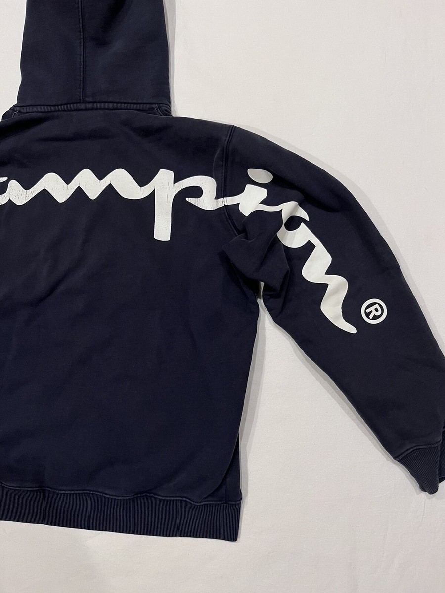 【古着】supreme champion hoodie Lサイズ　navy s-l1200.jpg
