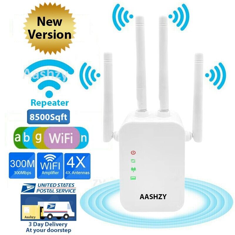 WiFi Extender Internet Booster Network Router Wireless Signal Repeater |