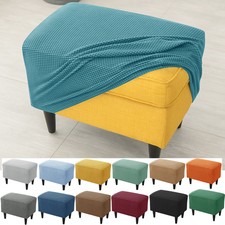 17 Colors Footstool Chair Cover Stretch Stool Sofa Storage Slipcover Protector