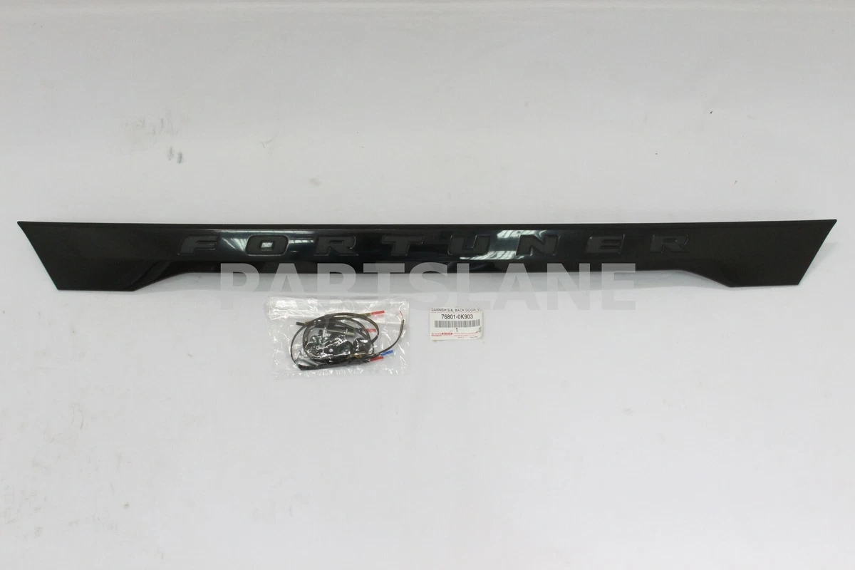 76801-0K903 Toyota OEM Genuine GARNISH SUB-ASSY, BACK DOOR  