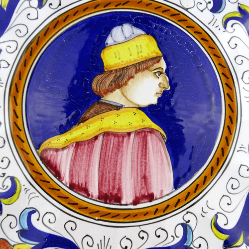 Deruta Majolica Bowl Neo Renaissance, Ricco Faience Raffaellesco Bowl - Picture 3 of 11