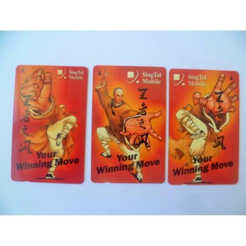 Phonecard - Retro Complete Set of 3 pcs. Movie Your Winning Move 王者之风 (P41) - Picture 1 of 1