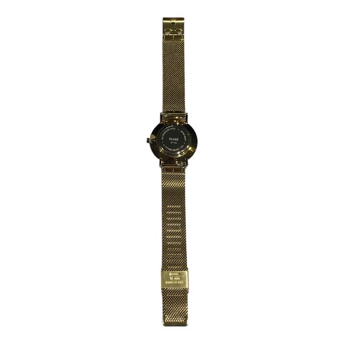 ZEITUHR DAMEN CLUSE MINUIT CW0101203001 33 WEISS STAHL AI 2024 - Bild 5 von 7
