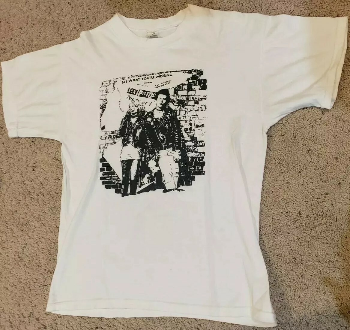 Sex Pistols Sid Vicious Sid & Nancy Shirt Vintage 90's Made Sex Pistols Sid Vicious Sid & Nancy Shirt Vintage 90's Made