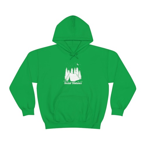 Social Distance Camping Hooded Sweatshirt - Picture 21 of 46