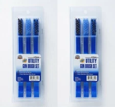 (2 PACK) Gunmaster 3 Piece Utility Gun Brush Set -- 6 brushes total