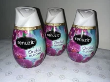 RENUZIT Special Edition ORCHID BLOOMS Scent Solid Gel Air Freshener 3 x 7.0 oz