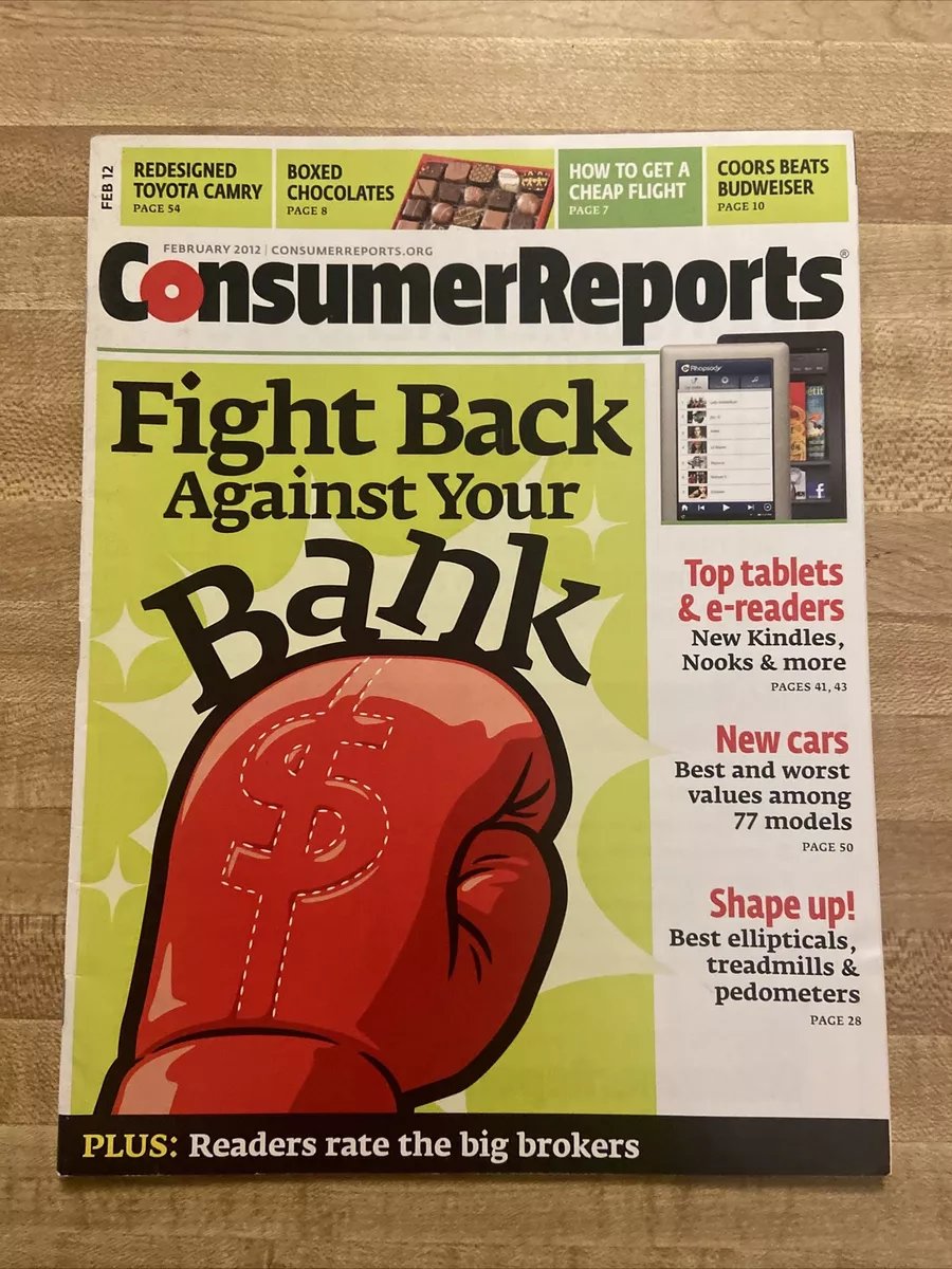 Consumer Reports Magazine February 2012 Fight Back Against Your Bank New  Cars | eBay