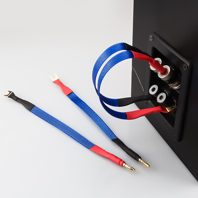 ケーブル・シールド audioquest Biwire Jumpers Silver (PSS) AudioQuest Dragon Bi-Wire Jumpers (Set of 4) Spade-Spade