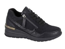 Cipriata L363A Womens Zip Wedge Glamour Trainers