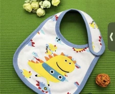 Baby Drool Bib, Colorful Absorbent Cotton Teething Towel, Waterproof Baby Bib