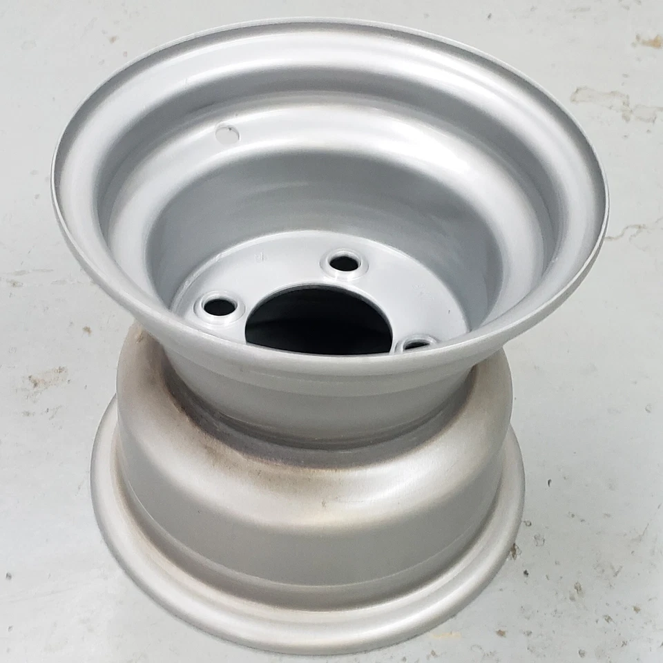 4) Golf Cart RIM WHEEL 8x7 4/4 for 18x8.50-8 18x9.50-8 20x8.0-8 tires P41 Silver Foto 2 de 4