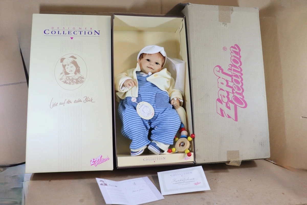 Zapf Creation Siggi Baby Boy Muñeca 48cm 2001 De Vinilo En Caja