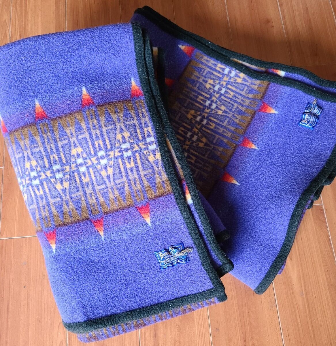 Vintage Beaver State Pendleton Wool Blanket 73 Vintage Beaver State Pendleton Wool Blanket 73