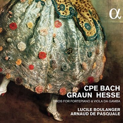 CPE Bach; Graun, Hesse: Trios For Fortepiano & Viola Da Gamba[CD]