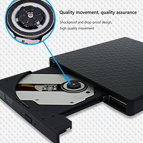 12.7mm DVD/CD-ROM Case Dual Ports External Optical Drive Enclosure for Laptop PC - Picture 10 of 14