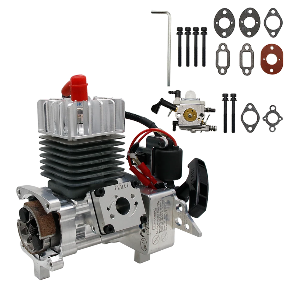 CNC 32cc PRO 11HP Racing Reed Case Engine for 1/5 HPI Rovan Baja 5B 5T LOSI FG - Image 2 of 4