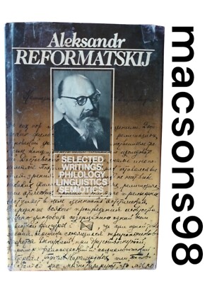 Philology, Linguistics Aleksandr Reformatskij Progress Publishers Moscow 1988