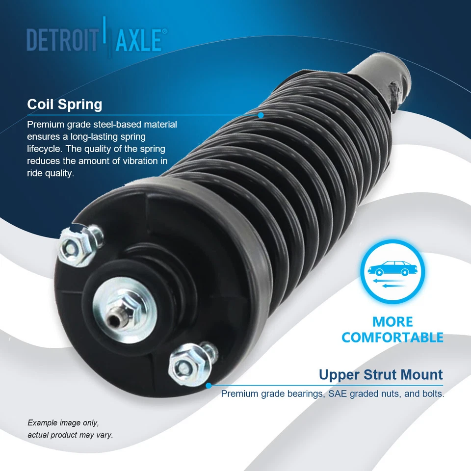 Muelle helicoidal de puntal delantero y trasero para 1996 1997 1998 1999 2000 Honda Civic Acura CL Foto 3 de 4