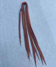 Brown Montura Juego De 8 Tientos De Piel Charro Saddle Strings Set, Saddle Parts