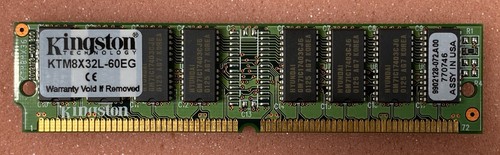 KINGSTON KTM8X32L-60EG 32MB MEMORY MODULE INDUSTRIAL LABORATORY