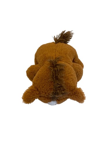2019 9” Kellytoy Brown Horse Pony Plaid Bow Stuffed Animal Plush - Picture 8 of 11