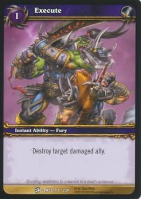 WoW - 4x Execute - Class Decks