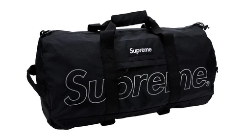 Sac de voyage Supreme noir (FW18) 100% authentique neuf avec étiquette