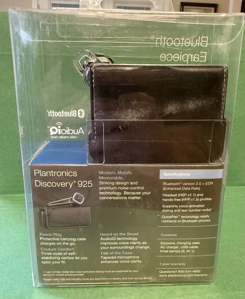 Plantronics Discovery 925 Bluetooth Earpiece NEW Sealed Fast Shipping - Image 4 of 4