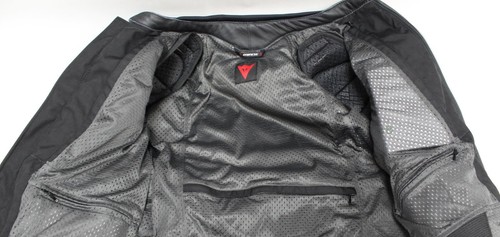 Dainese Racing 4 Leather Jacket Perforated - Black/Black/Black - Size 54 - Foto 5 di 7