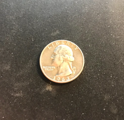 1963-D  Washington Quarter VG "Free Shipping"