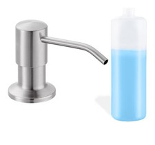 Built in Soap Dispenser for Kitchen Sink, Brushed Nickel Stainless Steel