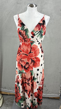 Farm Rio x Anthropologie Riviera Eyelet Maxi Dress Size 0 petite Floral Travel