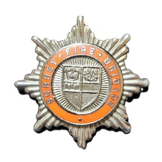 Surrey Fire Brigade cap badge