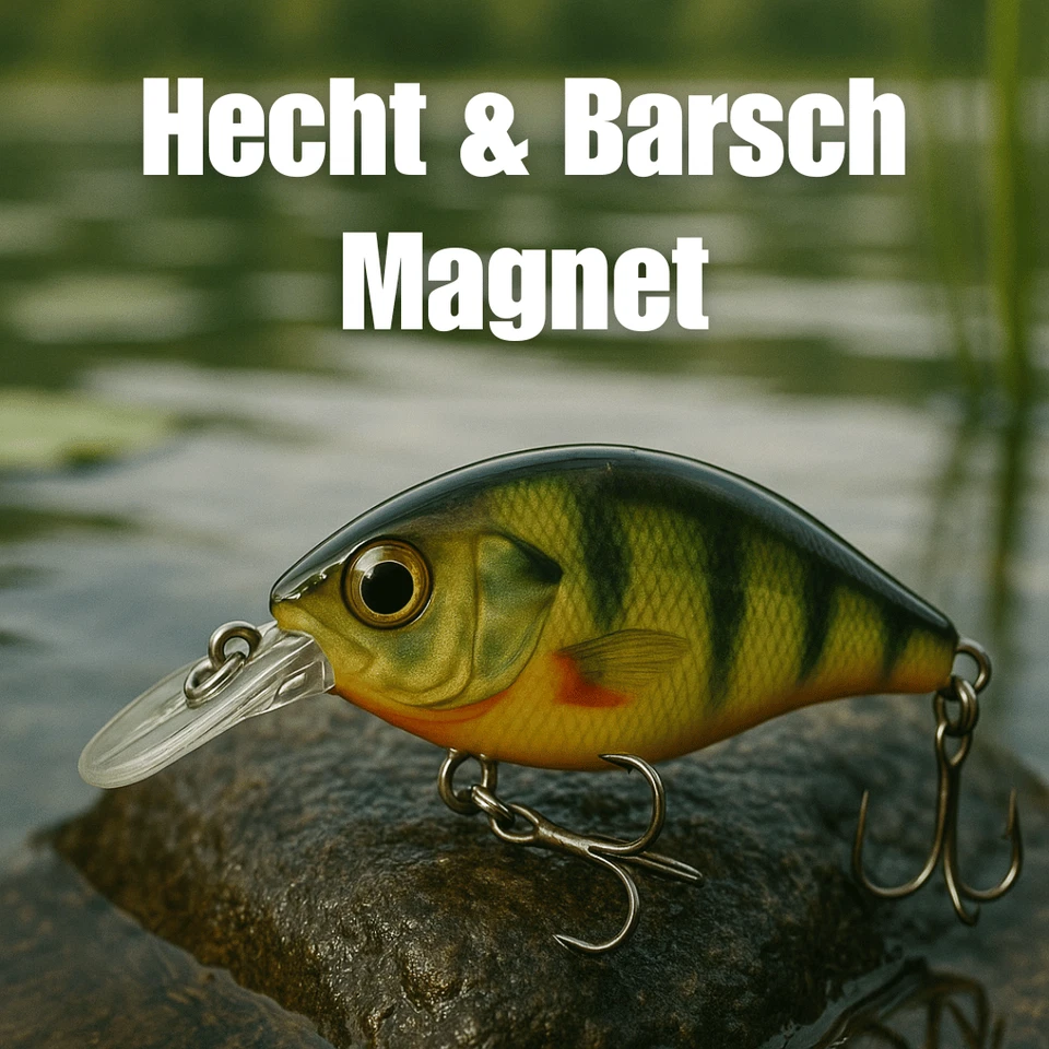 ✅ELBFANG CRANKBAIT WOBBLER KUNSTKÖDER SET | ANGEL KÖDER ZUM HECHT BARSCH ANGELN - Bild 4 von 4